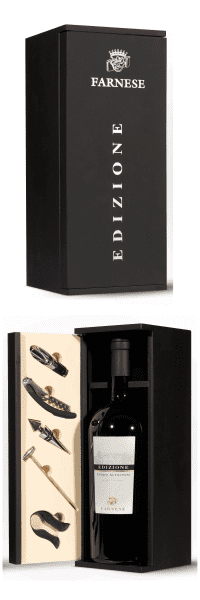 Edizione wooden case Magnum - Farnese Fantini - Rotwein