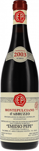 Montepulciano d´Abruzzo DOC, Selezione Vecchie Vigne - Emidio Pepe - Rotwein