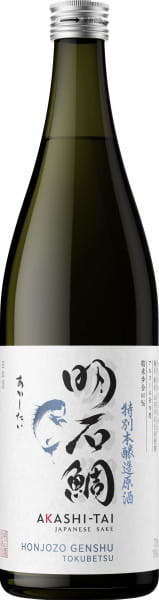 Sake Honjozo Genshu Tokubetsu - Akashi-Tai - farblos
