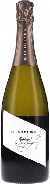Riesling Sekt Brut Nature, traditionelle Flaschengärung - Peter Jakob Kühn - Weißwein
