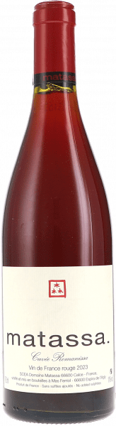 Cuvée Romanissa VdF rouge - Matassa - Rotwein