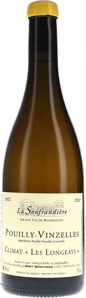 Pouilly-Vinzelles Climat Les Longeays AOC - La Soufrandière - Weißwein