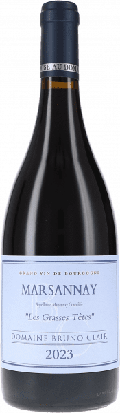 Marsannay rouge Les Grasses Têtes AOC - Bruno Clair - Rotwein
