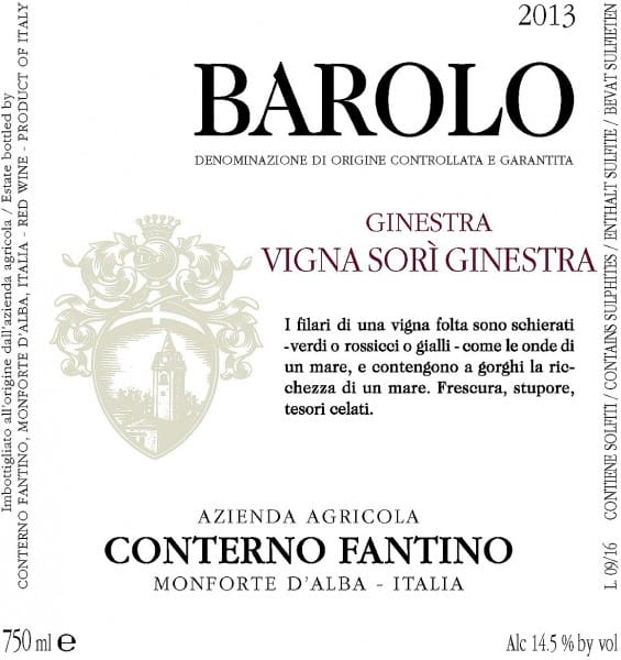 Barolo Sori Ginestra - Conterno-Fantino - Rotwein