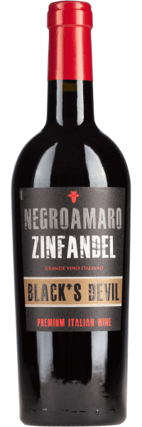 Black´s Devil Zinfandel / Negroamaro Puglia - Contri Spumanti - Rotwein