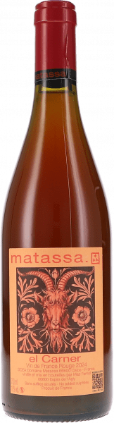 El Carner VdF rouge - Matassa - Rotwein
