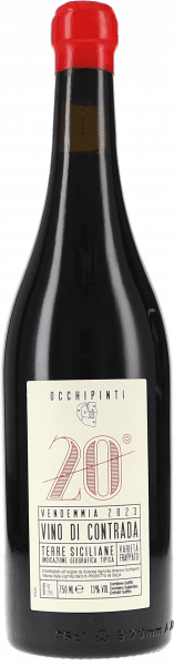 Cuvée 20° Vino di Contrada IGT Sicilia - Occhipinti - Rotwein