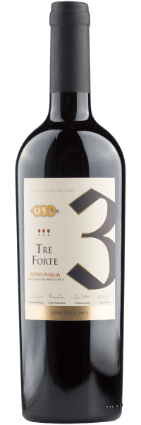 Quattro Conti Tre Forte Rosso Puglia - Conti Zecca - Rotwein
