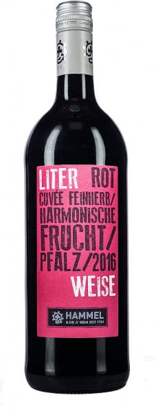 Literweise Cuvée Rot feinherb - Weingut Hammel & Cie - Rotwein