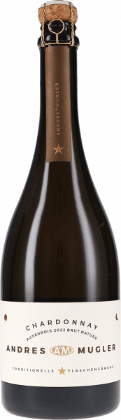 Chardonnay Auxerrois Sekt Brut Nature - Andres&Mugler - Weißwein