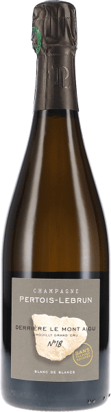 Pertois-Lebrun - Derrière le Mont Aigu N°18, Sans Sulfites Ajouté, Chouilly Grand Cru Blanc de Blancs Brut Nature - Weißwein