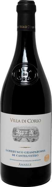 Lambrusco Grasparossa Di Castelvetro Amabile - Villa di Corlo - Rotwein