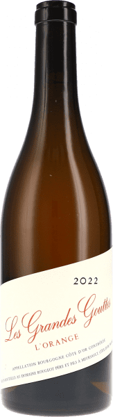 Bourgogne Côte d´Or Les Grandes Gouttes l´Orange, Sans Sulfite Ajouté AOC - Rougeot Père & Fils - Weißwein