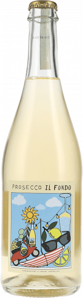 Civranetta Prosecco Frizzante Il fondo Design-Edition - Fidora - Weißwein