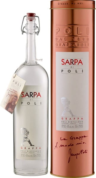 Grappa Sarpa di Poli - Jacopo Poli - farblos