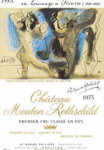 Château Mouton-Rothschild - 1. Cru Classé Pauillac - Rotwein