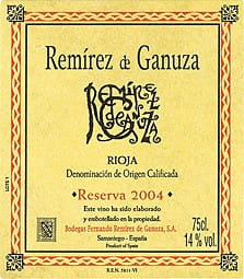 Remirez de Ganuza Reserva - Remirez de Ganuza - Rotwein