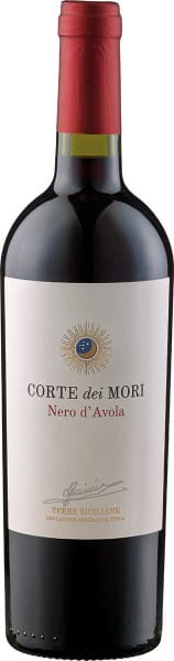 Nero d'Avola Terre Siciliana - Etichetta Bianca - Corte dei Mori - Rotwein